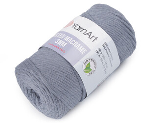 Pletací příze Twisted Macrame 250 g rozčesávací - 1 ks - 13 (761) modrošedá