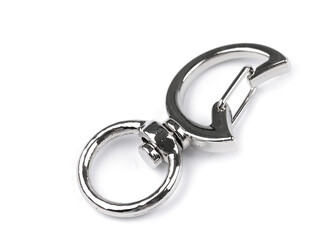 Kovová karabina s obrtlíkem kočka průvlek 12 mm - 10 ks - 1 nikl