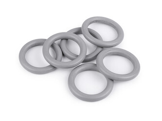 Dřevěný barevný kroužek vnější Ø50 mm - 20 ks - 5 šedá