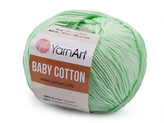 Pletací příze Baby Cotton 50 g - 1 ks - 27 (435) mentolová