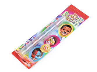 Pastelky na malování na obličej perleťové a neonové - 1 ks - 1 mix perleťové