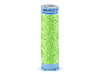 Bavlněné nitě 100 m Etiketní č.50 Triana Amann - 5 ks - 1528 Lime Punch