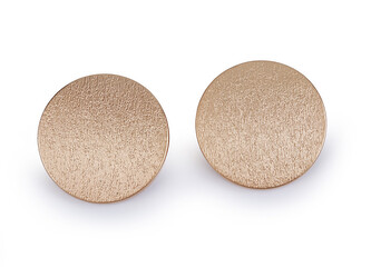 Kovový knoflík s designovým reliéfem velikost 44" - 25 ks - 2 zlatá sv.