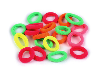 Mini gumičky do vlasů - 100 ks - 5 mix