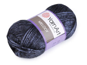 Pletací příze Melody 100 g - 1 ks - 4 (884) modrá tmavá