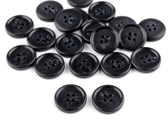 Knoflík oblekový velikost 24", 28", 32", 36", 40" - 20 ks - 8 (32") černá