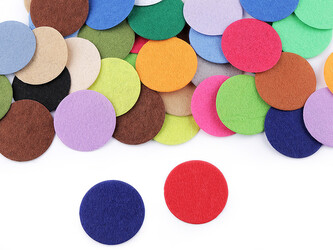 Filcové / plstěné kolečko Ø4 cm polotovar - 700 ks - mix