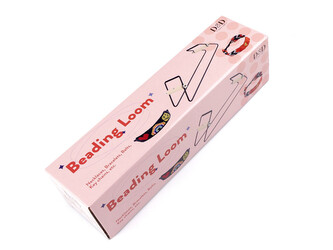 Tkací rám na korálky - 1 ks - 2 černá