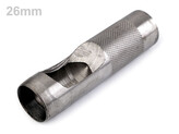 Výsečník / děrovač na látky Ø25 mm, Ø26 mm, Ø28 mm, Ø32 mm - 1 ks - 26 mm nikl