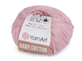 Pletací příze Baby Cotton 50 g - 1 ks - 3 (413) pudrová