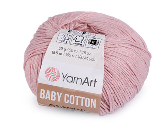 Pletací příze Baby Cotton 50 g - 1 ks - 3 (413) pudrová