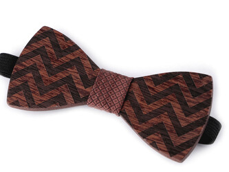 Dřevěný motýlek - 1 ks - 17 hnědá hnědá