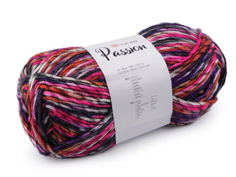 Pletací příze Passion 100 g - 1 ks - 8 (1248) růžová