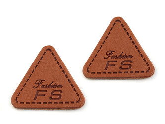 Ozdoba / nášivka / ochrana švů na oděvy 25 mm - 50 ks - 1 hnědá koňak