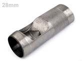 Výsečník / děrovač na látky Ø25 mm, Ø26 mm, Ø28 mm, Ø32 mm - 1 ks - 28 mm nikl