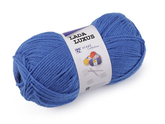 Pletací příze Lada Luxus 100 g - 1 ks - 5 (56801) modrá