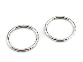 Kroužek Ø25 mm - 100 ks - 1 nikl
