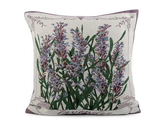 Gobelínový povlak na polštář levandule, růže 45x45 cm - 2 ks - 1 režná levandule
