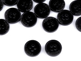 Knoflík oblekový velikost 24", 28", 32", 36", 40" - 20 ks - 1 (24") černá