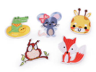 Nažehlovačky zvířátka mix - 10 ks - mix