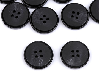 Knoflík s jemnou patinou velikost 24", 28", 32", 36", 40" - 20 ks - 9 (36") černá