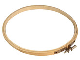 Vyšívací kruh bambusový Ø19,7 cm - 10 ks - bambus světlý