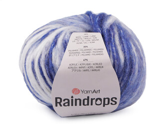 Pletací příze Raindrops 50 g - 1 ks - 6 (2907) modrá safírová