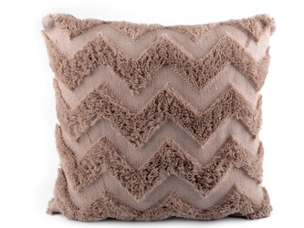 Povlak na polštář chevron 45x45 cm - 2 ks - 3 béžová