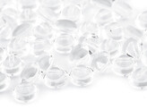 Knoflík transparent velikost 16" - 100 ks - 1 transparent