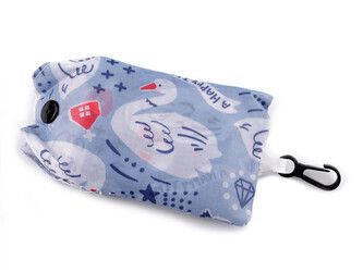 Skládací nákupní taška 45x40 cm - 1 ks - 16 modrá světlá