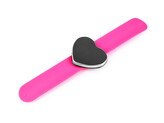 Magnetický jehelníček na ruku - srdce, obdélník - 1 ks - 1 pink srdce