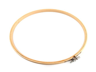 Vyšívací kruh bambusový Ø22 cm - 1 ks - bambus světlý