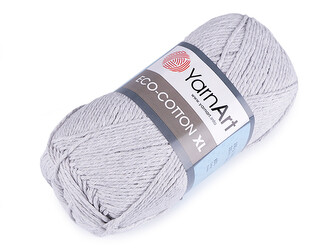 Pletací příze Eco - cotton XL 200 g - 1 ks - 3 (763) šedá nejsvětlější