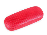 Pouzdro na brýle perleťové 6x16 cm - 1 ks - 3 růžovočervená