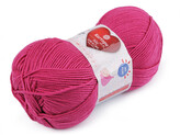 Pletací příze Baby Love a Care 100 g - 1 ks - 4 (245) pink