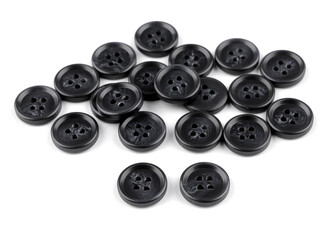 Knoflík oblekový velikost 24", 28", 32", 36", 40" - 20 ks - 6 (24") černá