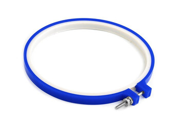 Vyšívací kruh plastový Ø15,5 cm - 10 ks - 4 (15,5 cm) modrá