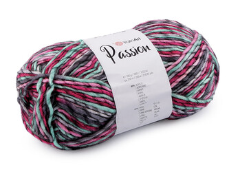 Pletací příze Passion 100 g - 1 ks - 2 (1252) vínová