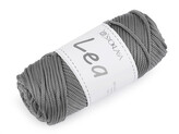 Pletací a háčkovací příze macrame Lea Ø3 mm 90 g - 1 ks - 9 šedá světlá