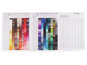 Barevnice na nitě Gütermann 100 m, 500 m, Jeans - 1 ks - viz foto