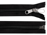 Zip stanový spirálový No 10 s oboustranným jezdcem délka 250 cm - 1 ks - černá