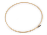 Vyšívací kruh bambusový, extra velký Ø33; 35,5; 40 cm - 1 ks - 3 (Ø40 cm) bambus světlý