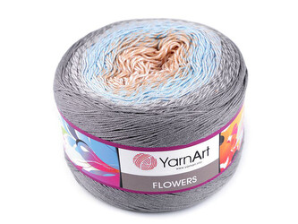 Pletací příze Flowers 250 g - 1 ks - 1 (268) béžová