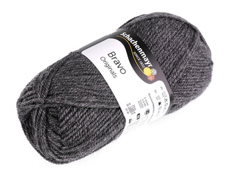 Pletací příze Bravo 50 g - 1 ks - 8319 šedá