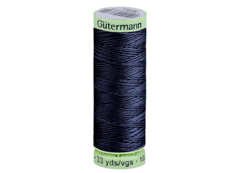 Polyesterové nitě Gütermann Jeans návin 30 m - 1 ks - 310 modrá tmavá Polyesterové nitě Gütermann Jeans návin 30 m - 1 ks - 310 modrá tmavá