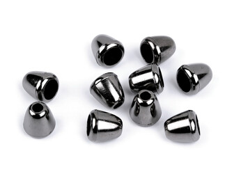 Plastová koncovka Ø4 mm - 100 ks - 2 nikl černý