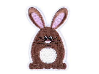 Nažehlovačka jednorožec, delfín, tygr, kočka, lev, zajíc - 10 ks - 3 béžová zajíc