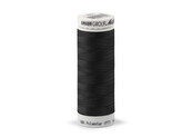 Polyesterové elastické nitě Seraflex Mettler návin 130 m - 5 ks - 4000 černá
