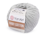Pletací příze Baby Cotton 50 g - 1 ks - 25 (451) šedá nejsvětlější