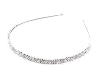 Štrasová čelenka do vlasů - 1 ks - 1 crystal